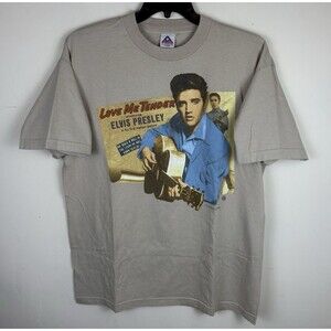 VTG 90s Elvis Presley T-shirt Mens Size XL Love Me Tender 1998 EPE Movie Tee